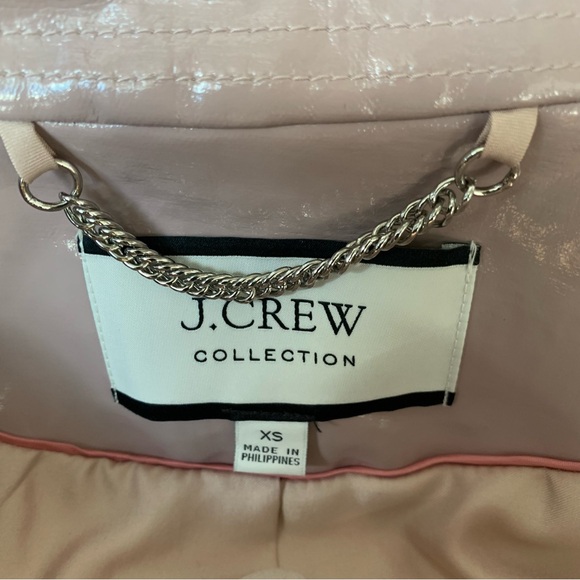 Collection laminated linen trench in mauve - Picture 6 of 6